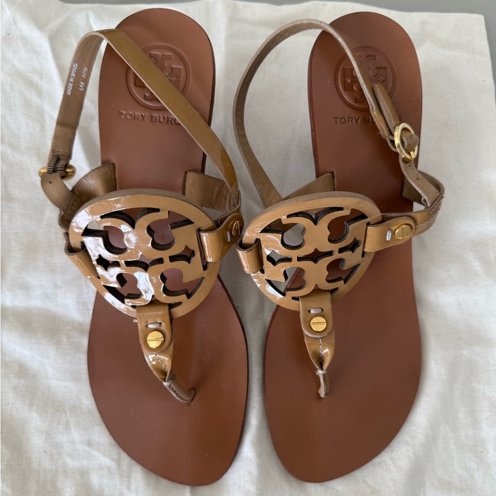 Tory Burch Patent Leather Sandals